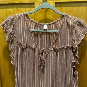 Old Navy Pink & Gray Top XL